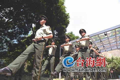 武警厦门支队执勤五中队国旗班